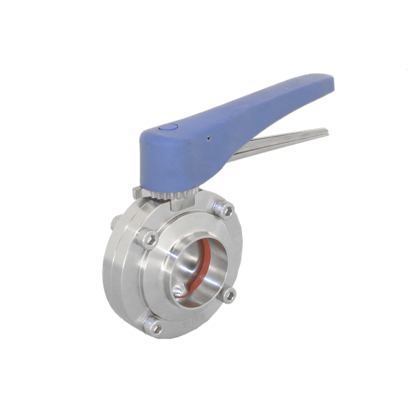 Затвор дисковый приварной нержавеющий, AISI304 DN65 (2_1/2"), (CF8), PN10, NK-DZw65/4