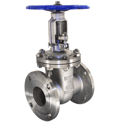 Задвижка клиновая фланцевая нержавеющая, AISI304 DN80 (3"), (CF8), PN16, NK-ZK80/4