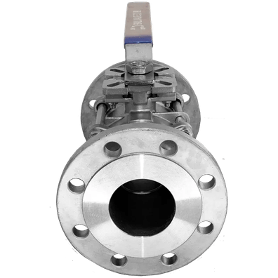 Кран шаровый фланцевый под привод нержавеющий (3PC), AISI304 DN80 (3&quot;), (CF8), PN16, NK-BFp80/4