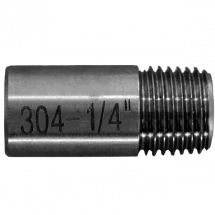 Ниппель приварной нержавеющий, AISI304 DN8 (1/4&quot;), (CF8), PN16, NK-NE8/4